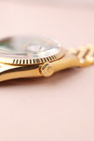 1970 Rolex 1601 Malachite Yellow Gold Date-Just