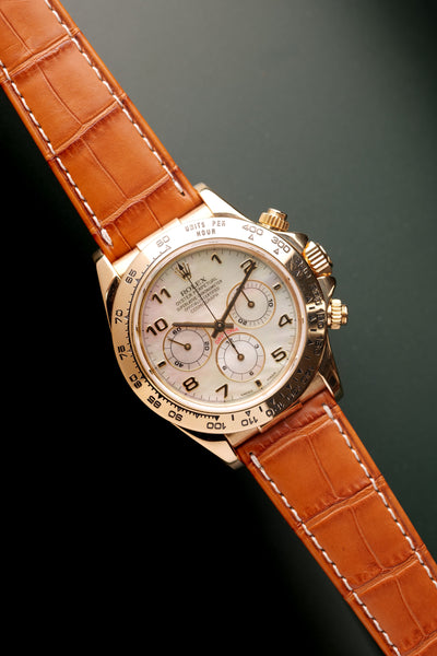 1997 Rolex 16518 Mother of Pearl Yellow Gold Daytona
