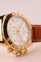 1997 Rolex 16518 Mother of Pearl Yellow Gold Daytona