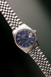 1970 Rolex 1601 Blue Mosaic Dial Date-Just