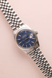 1970 Rolex 1601 Blue Mosaic Dial Date-Just