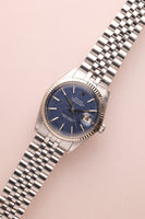 1970 Rolex 1601 Blue Mosaic Dial Date-Just
