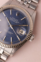 1970 Rolex 1601 Blue Mosaic Dial Date-Just