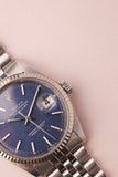 1970 Rolex 1601 Blue Mosaic Dial Date-Just