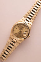 1978 Rolex 19018 Yellow Gold Day-Date OysterQuartz