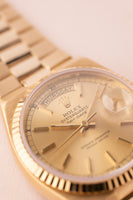 1978 Rolex 19018 Yellow Gold Day-Date OysterQuartz