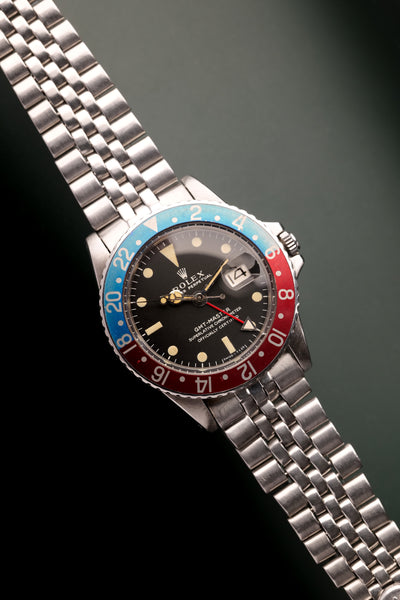 1968 Rolex 1675 Mk1 “Long E” Faded Pepsi GMT