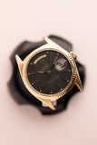 1971 Rolex 1803 Matte Black Yellow Gold Dial Day-Date