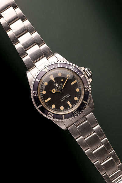 1979 Rolex 5513 Maxi Mark III “Lollipop” Submariner Unpolished