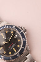 1972 Rolex 1680 Mark IV Submariner Faded Blue Aftermarket Insert