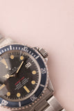 1972 Rolex 1680 Mark IV Submariner Faded Blue Aftermarket Insert