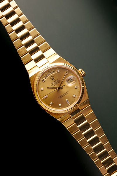 1987 Rolex 19018 OysterQuartz Day-Date unpolished