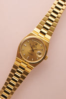 1987 Rolex 19018 OysterQuartz Day-Date unpolished