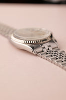 1970 Rolex 1601 Grey Sunburst DateJust With Papers Unpolished