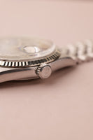 1970 Rolex 1601 Grey Sunburst DateJust With Papers Unpolished