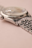1970 Rolex 1601 Grey Sunburst DateJust With Papers Unpolished