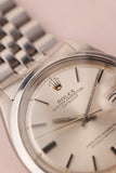 1971 Rolex 1600 Silver Dial DateJust Unpolished
