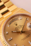 1987 Rolex 19018 OysterQuartz Day-Date unpolished