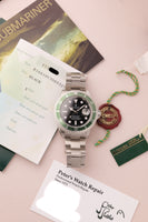 2003 Rolex 16610lv Kermit Submariner NOS Full Set