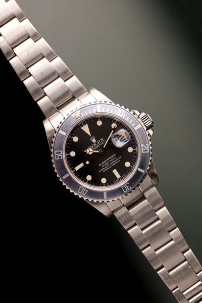 1984 Rolex 16800 Matte Dial Ghost Submariner