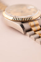1986 Rolex 18039B Diamond Computer Dial Day-Date Unpolished