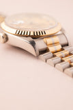 1986 Rolex 18039B Diamond Computer Dial Day-Date Unpolished