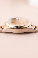 1986 Rolex 18039B Diamond Computer Dial Day-Date Unpolished