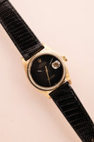 1978 Rolex 16018 Gold Date-Just Onyx Stone Dial