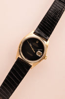 1978 Rolex 16018 Gold Date-Just Onyx Stone Dial