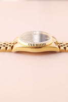 1990 Rolex 16238 Yellow Gold Date Just Diamond Onyx Dial