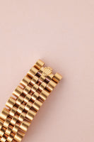1990 Rolex 16238 Yellow Gold Date Just Diamond Onyx Dial