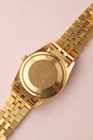 1990 Rolex 16238 Yellow Gold Date Just Diamond Onyx Dial