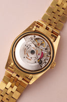 1990 Rolex 16238 Yellow Gold Date Just Diamond Onyx Dial