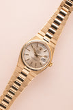 1983 Rolex 19018 Yellow Gold Day-Date Oysterquartz Silver Dial