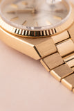 1983 Rolex 19018 Yellow Gold Day-Date Oysterquartz Silver Dial