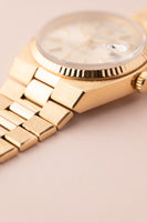 1983 Rolex 19018 Yellow Gold Day-Date Oysterquartz Silver Dial
