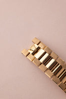 1983 Rolex 19018 Yellow Gold Day-Date Oysterquartz Silver Dial