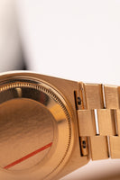 1983 Rolex 19018 Yellow Gold Day-Date Oysterquartz Silver Dial