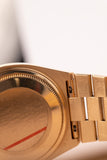 1983 Rolex 19018 Yellow Gold Day-Date Oysterquartz Silver Dial