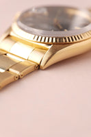 1971 Rolex 1601 Yellow Gold Matte Dial Date-Just