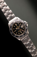 1962 Rolex 1675 Gilt Chapter Ring -unpolished Black Charcoal Insert