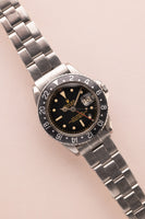 1962 Rolex 1675 Gilt Chapter Ring -unpolished Black Charcoal Insert