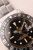 1962 Rolex 1675 Gilt Chapter Ring -unpolished Black Charcoal Insert