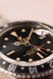 1962 Rolex 1675 Gilt Chapter Ring -unpolished Black Charcoal Insert