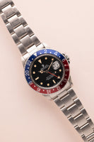 1986 Rolex 16750 Pumpkin Pepsi GMT With Papers - Unpolished