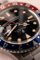 1986 Rolex 16750 Pumpkin Pepsi GMT With Papers - Unpolished