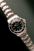 1984 Rolex 5513 Transitional Tritium Pumpkin Burn Submariner
