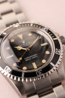 1984 Rolex 5513 Transitional Tritium Pumpkin Burn Submariner