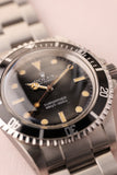 1984 Rolex 5513 Transitional Tritium Pumpkin Burn Submariner