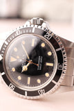 1984 Rolex 5513 Transitional Tritium Pumpkin Burn Submariner